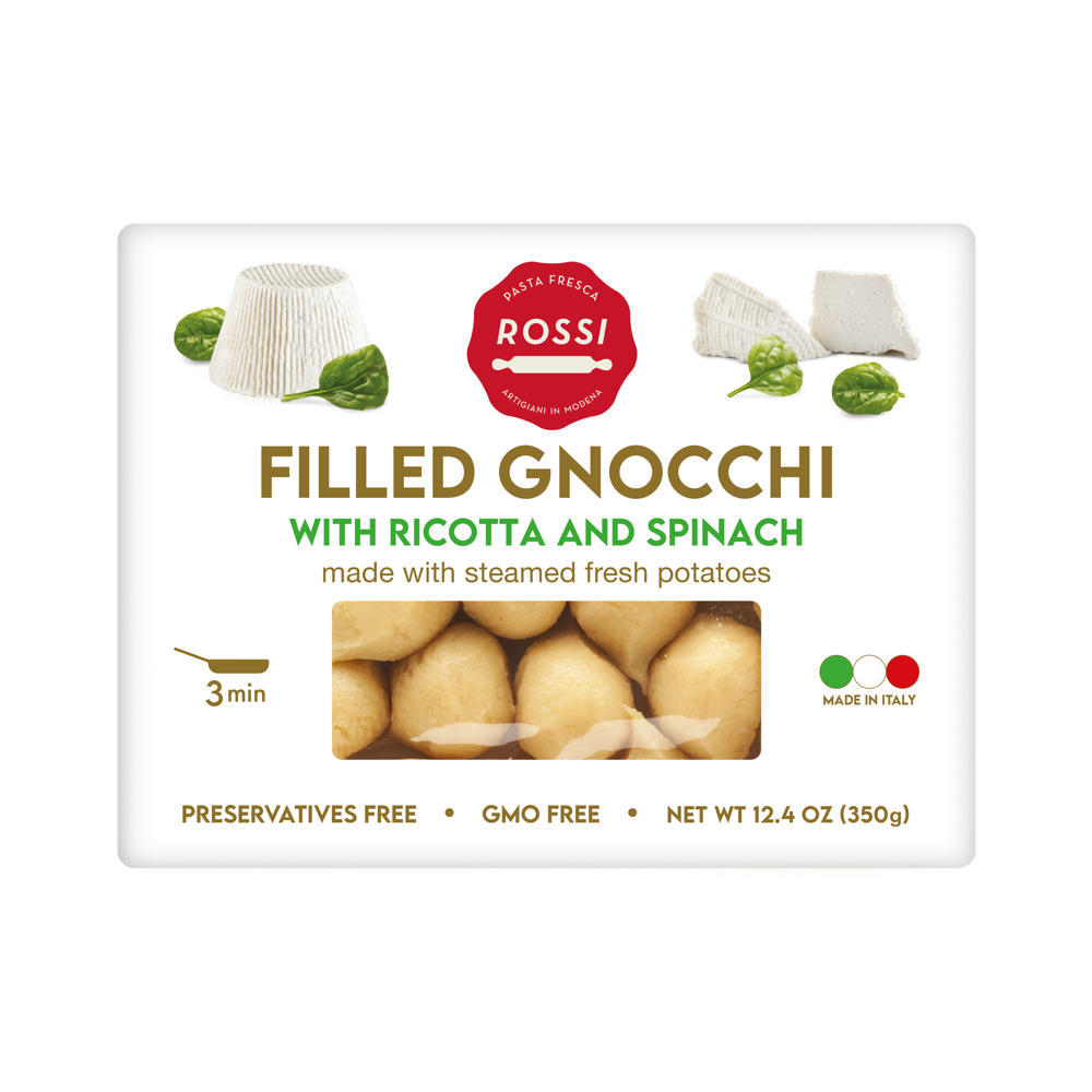 Pasta Fresca Rossi Filled Gnocchi with Ricotta & Spinach, 12.4 oz