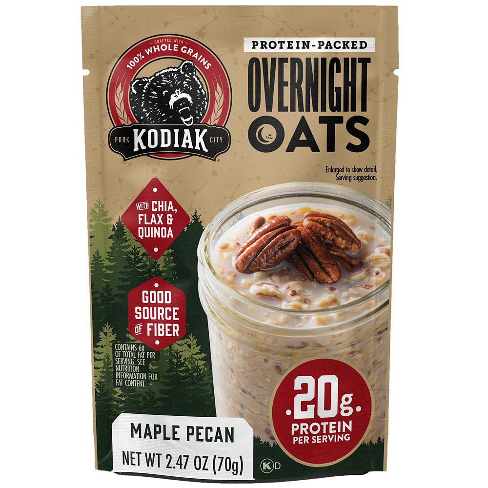 Kodiak Protein-Packed Maple Pecan Overnight Oats, 2.47 oz