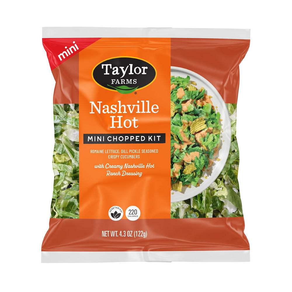 Taylor Farms Nashville Hot Mini Chopped Salad Kit, 4.30 oz
