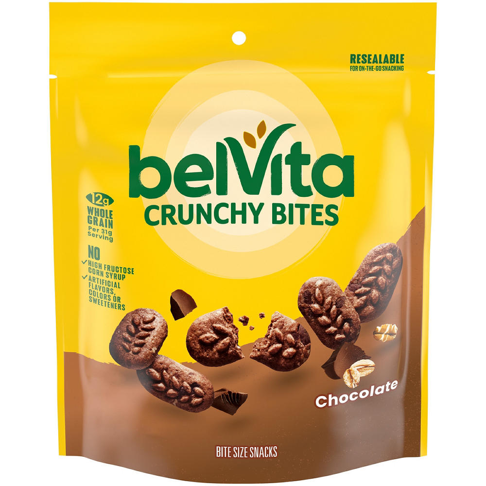 belVita Crunchy Bites - Chocolate, 5 oz