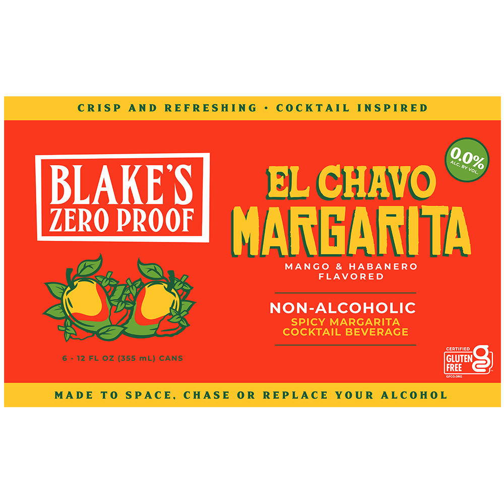 Blake's Hard Cider El Chavo Margarita Non-Alcoholic 6 pk Cans, 12 oz