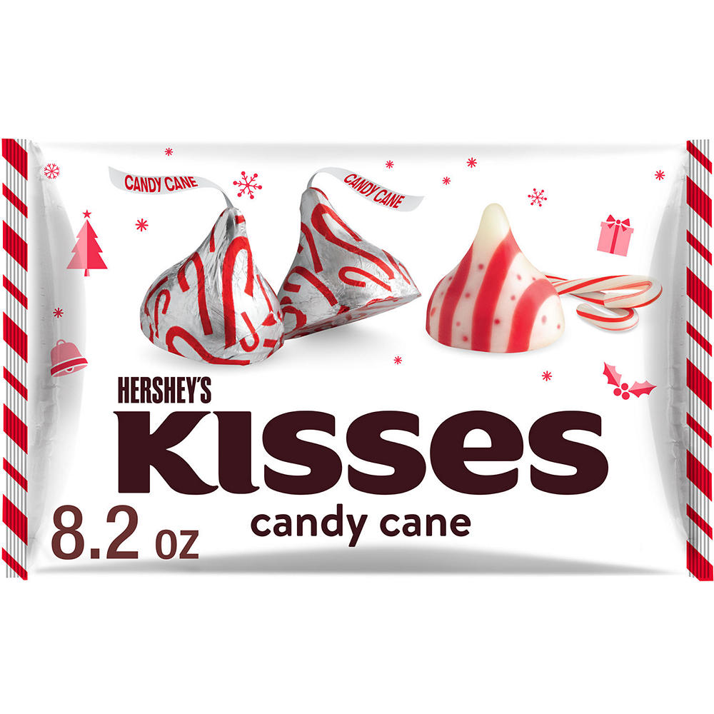 Hershey's Kisses - Candy Cane, 8.2 oz