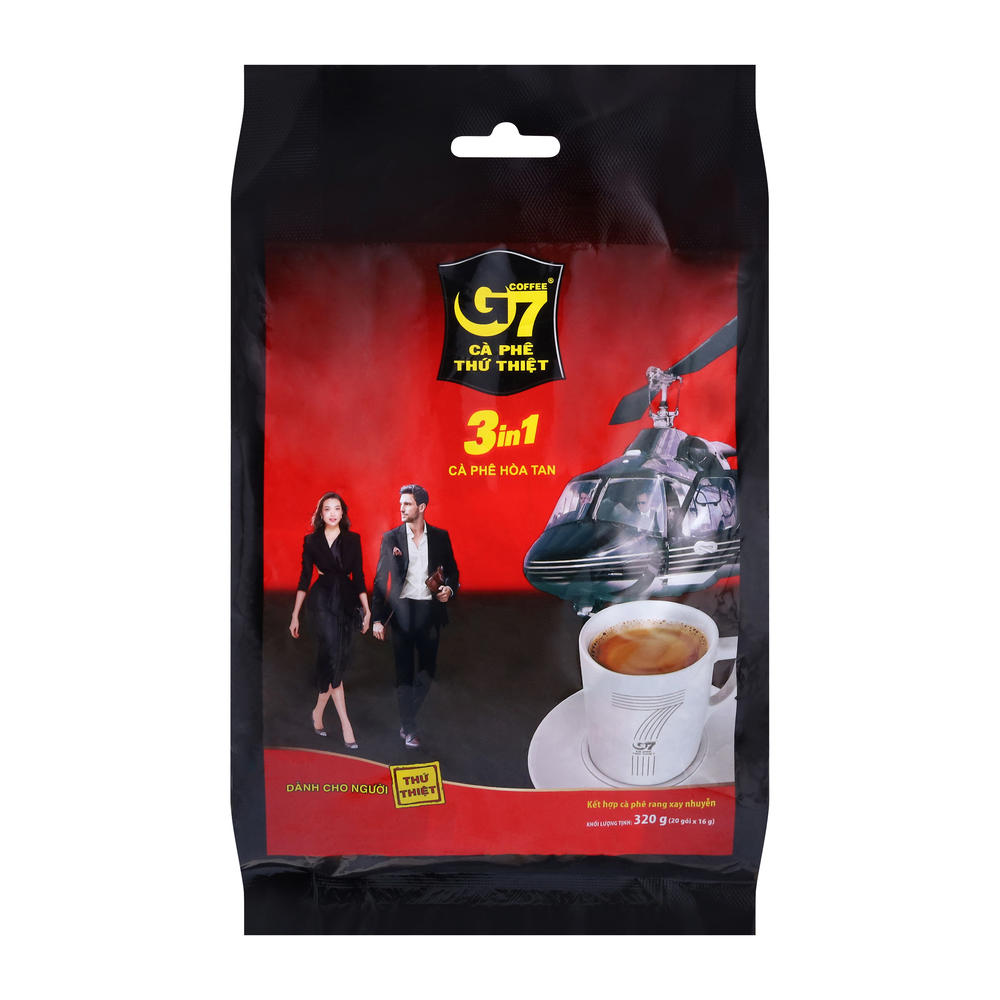 G7 3 in 1 Instant Coffee Sachets, 20 ct