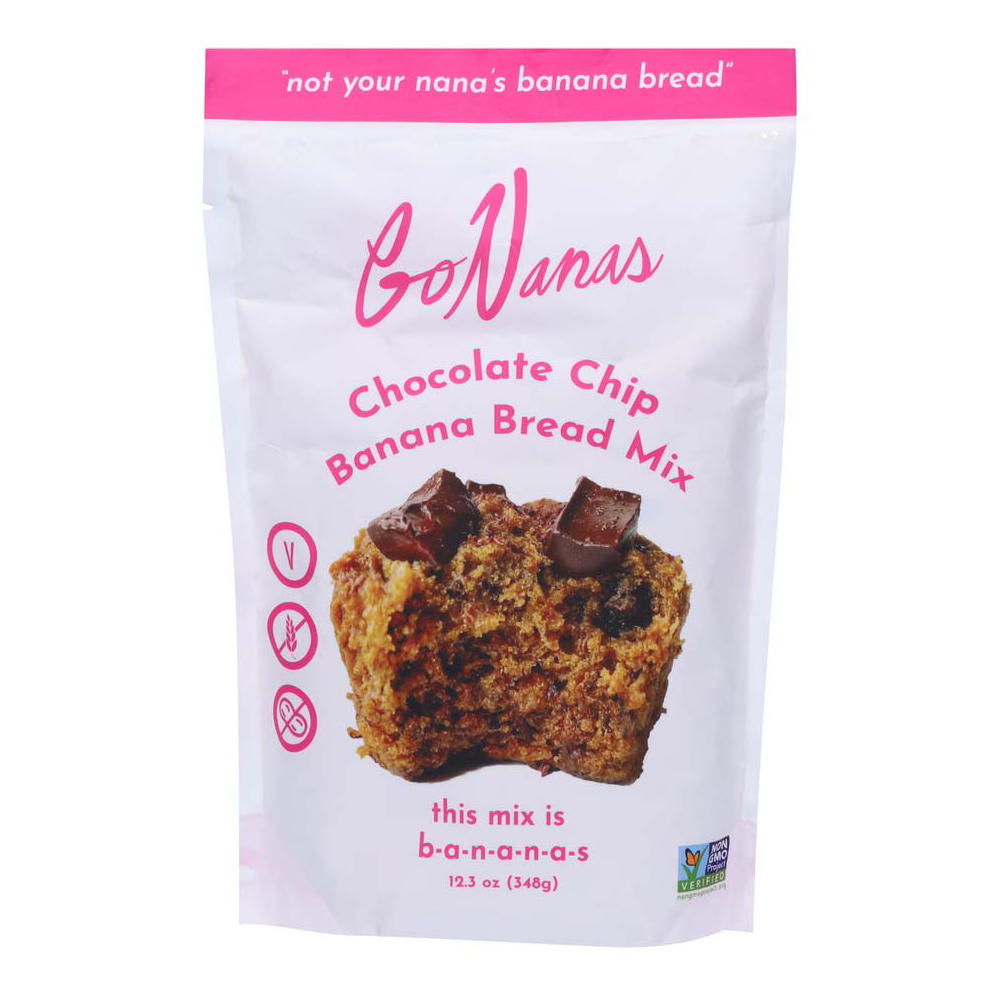 Go Nanas Chocolate Chip Banana Bread Mix, 12.3 oz