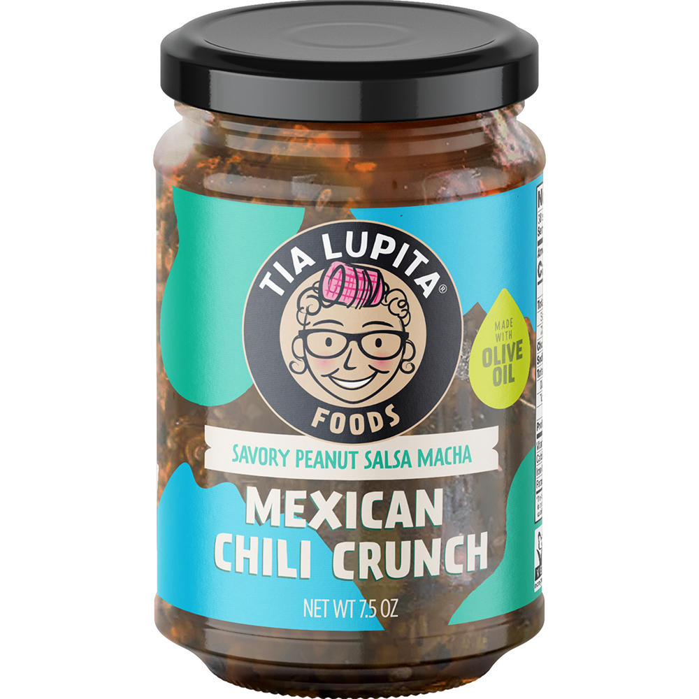 Tia Lupita Foods Mexican Chili Crunch - Savory Peanut Salsa Macha, 7.5 oz