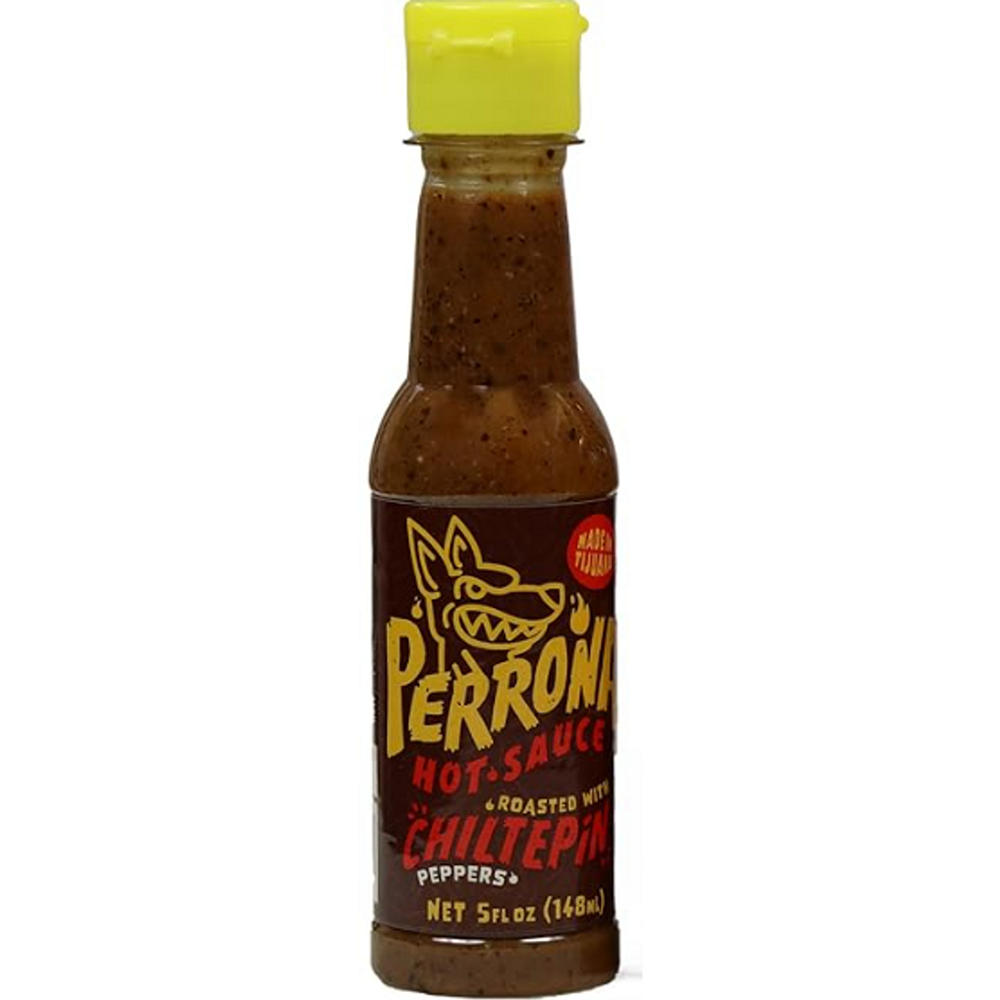 Perrona Hot Sauce Roasted with Chiltepin , 5 oz