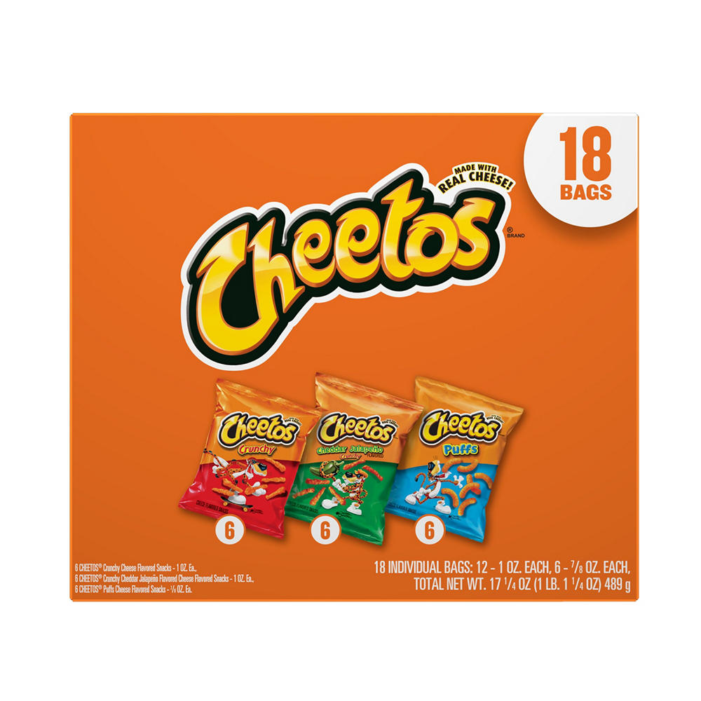 Cheetos Variety Multipack Bags, 18 ct