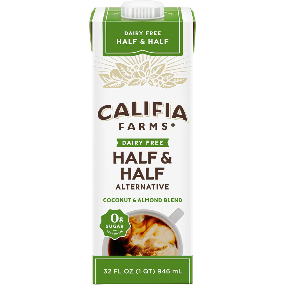 Califia Farms Dairy Free Half & Half Coconut & Almond Blend, 32 oz