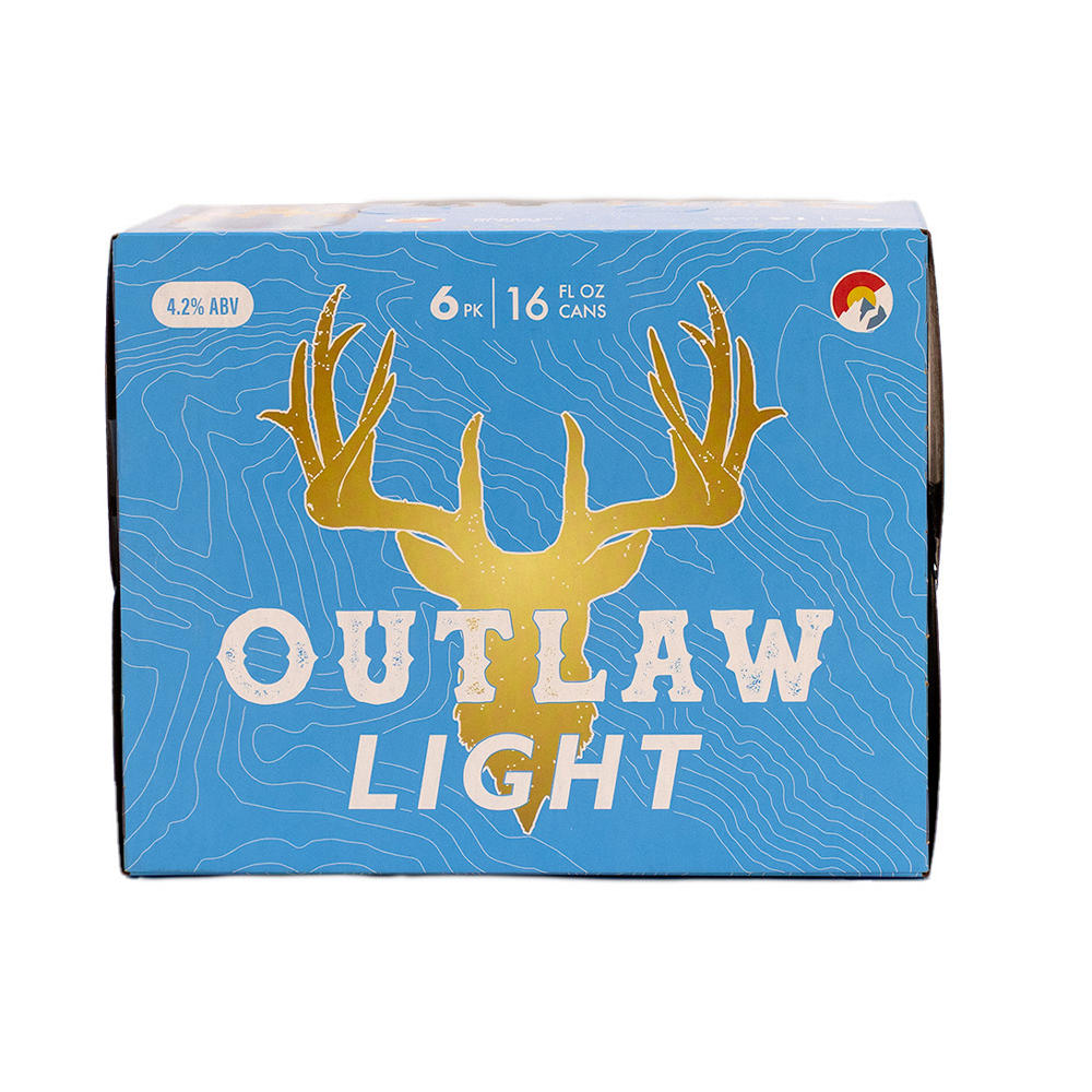 Outlaw Light Beer 6 pk Cans, 16 oz