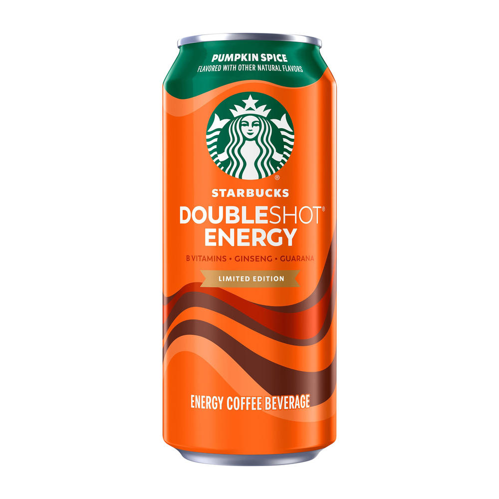 Starbucks Double Shot Pumpkin Spice Energy Coffee Drink, 15 oz