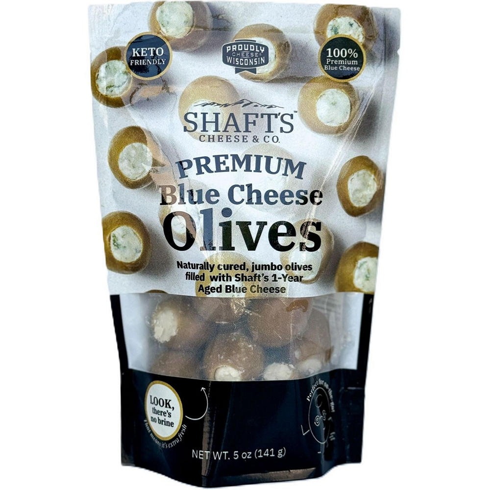 Shaft's Blue Cheese Stuffed Jumbo Olives, 5 oz