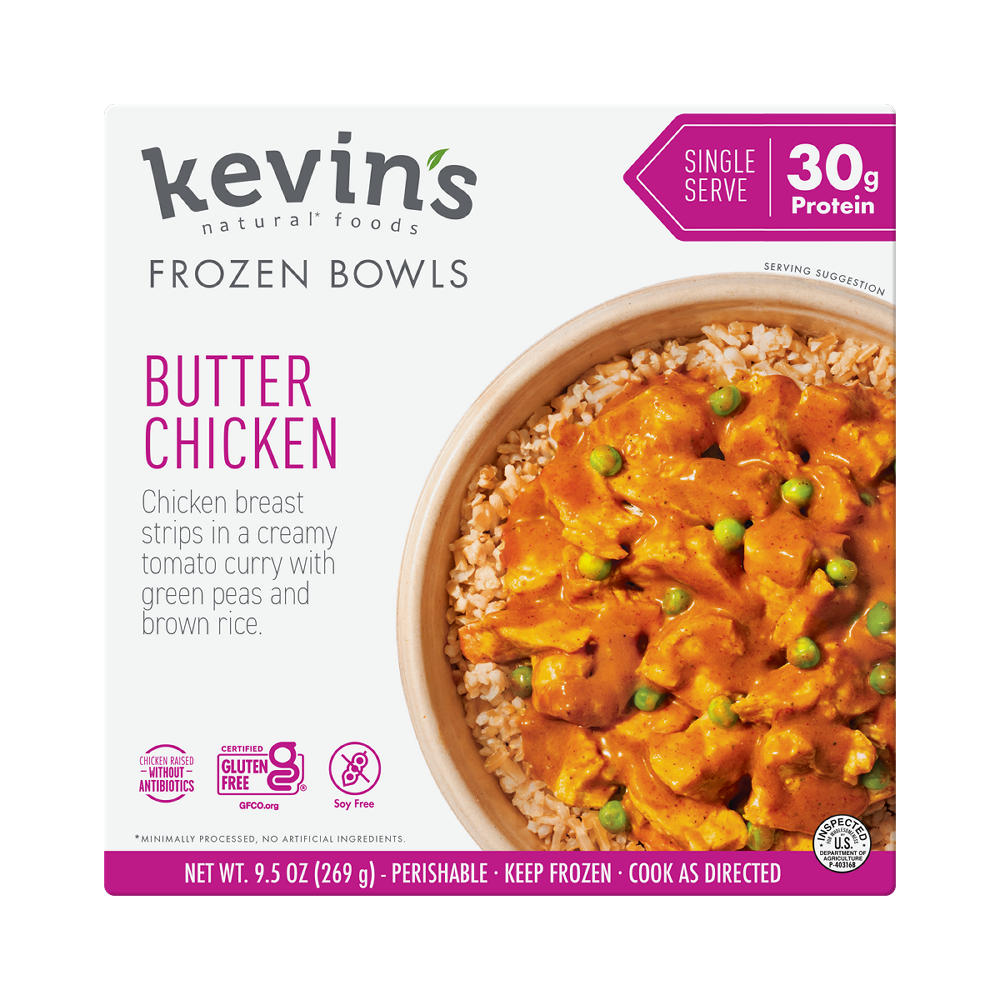 Kevin's Natural Foods Butter Chicken Bowl, 9.5 oz