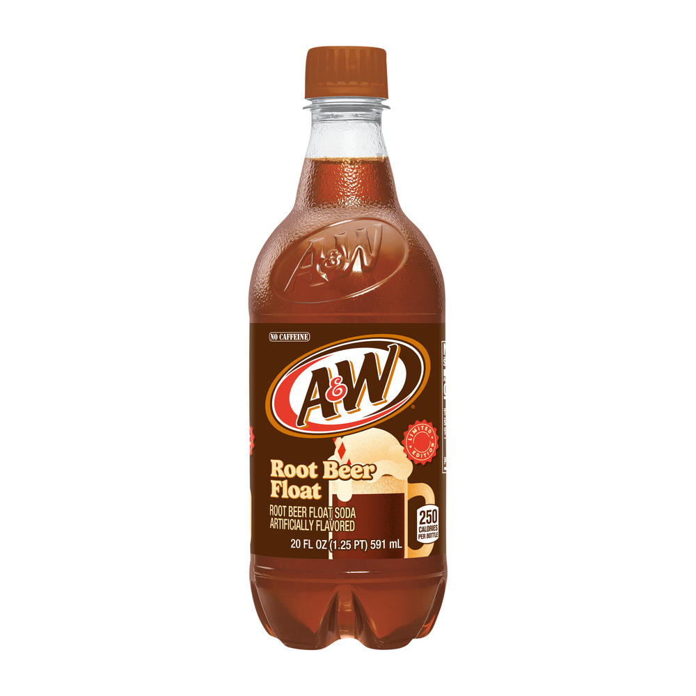 A&W Root Beer Float Soda, 20 oz