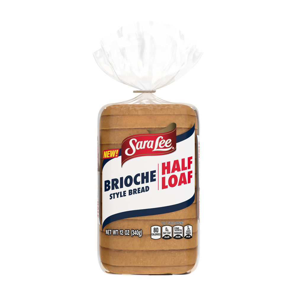 Sara Lee Half Loaf Brioche Style Bread , 12 oz