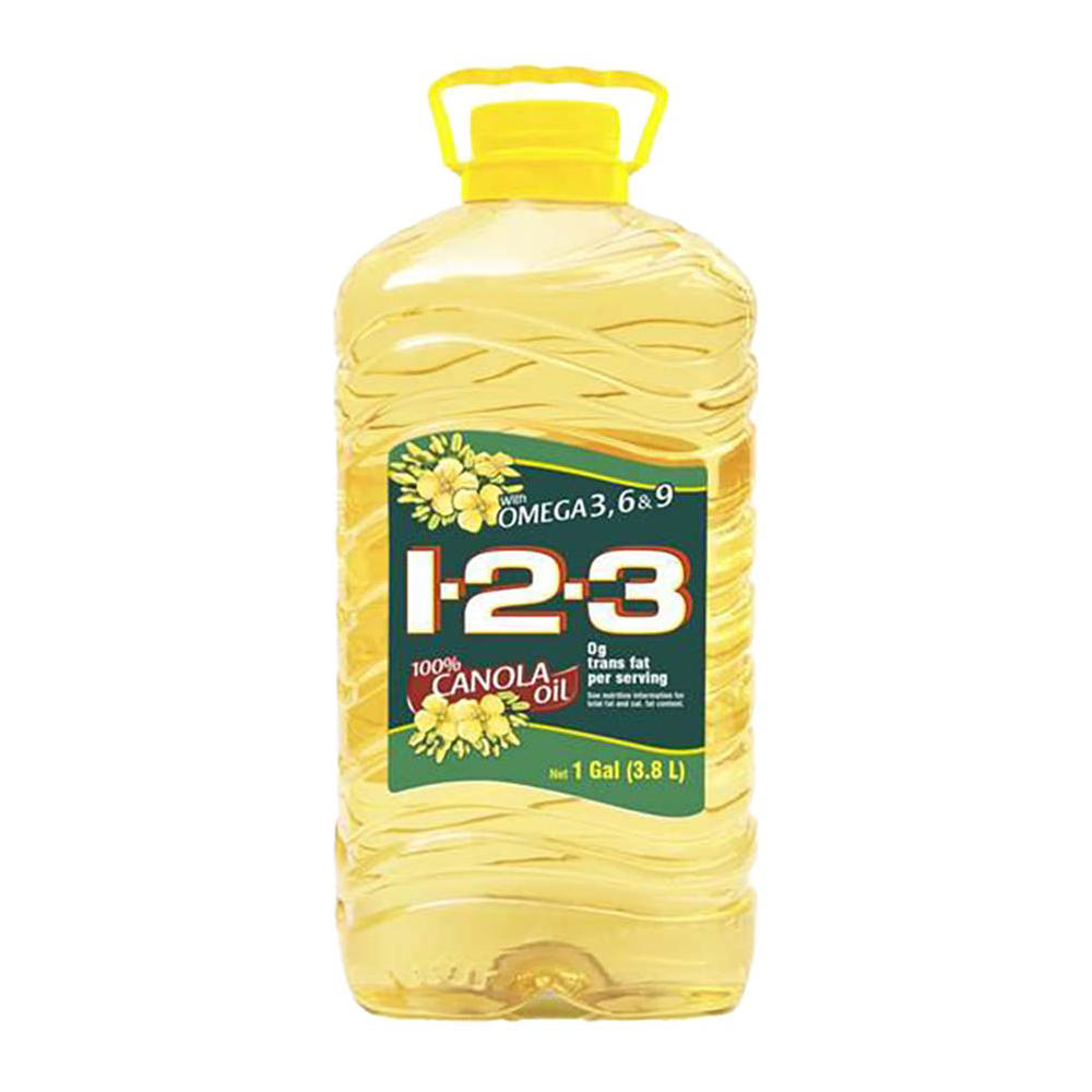 123 Canola Cooking Oil, 1 gal
