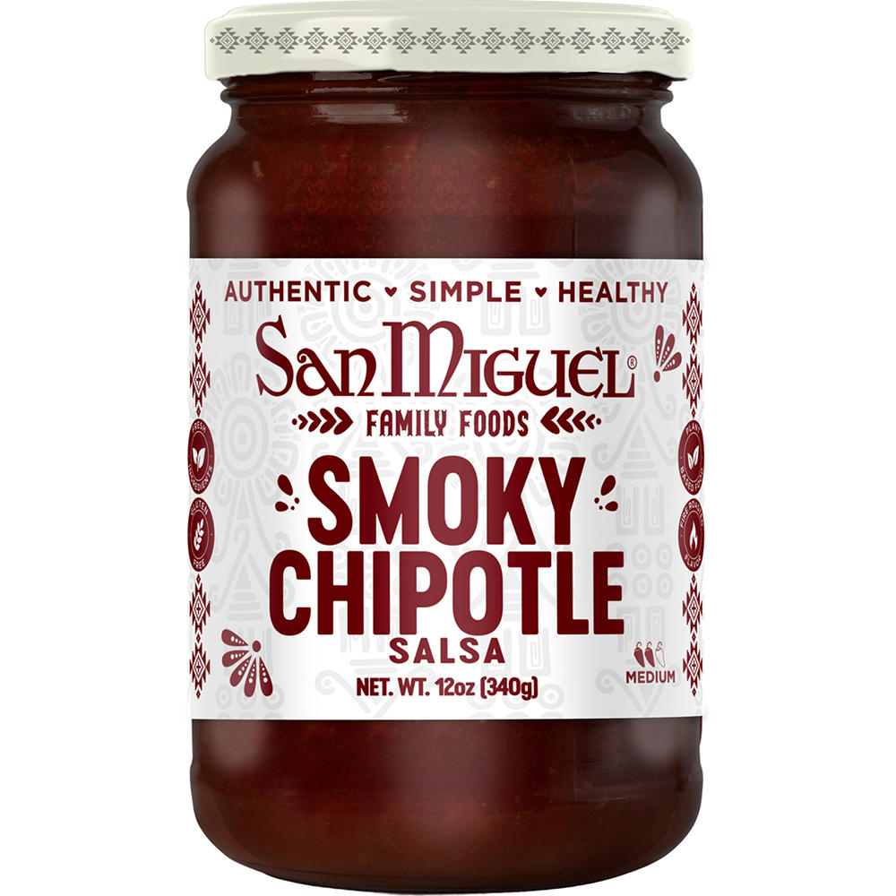 San Miguel Smoky Chipotle Salsa - Medium, 12 oz