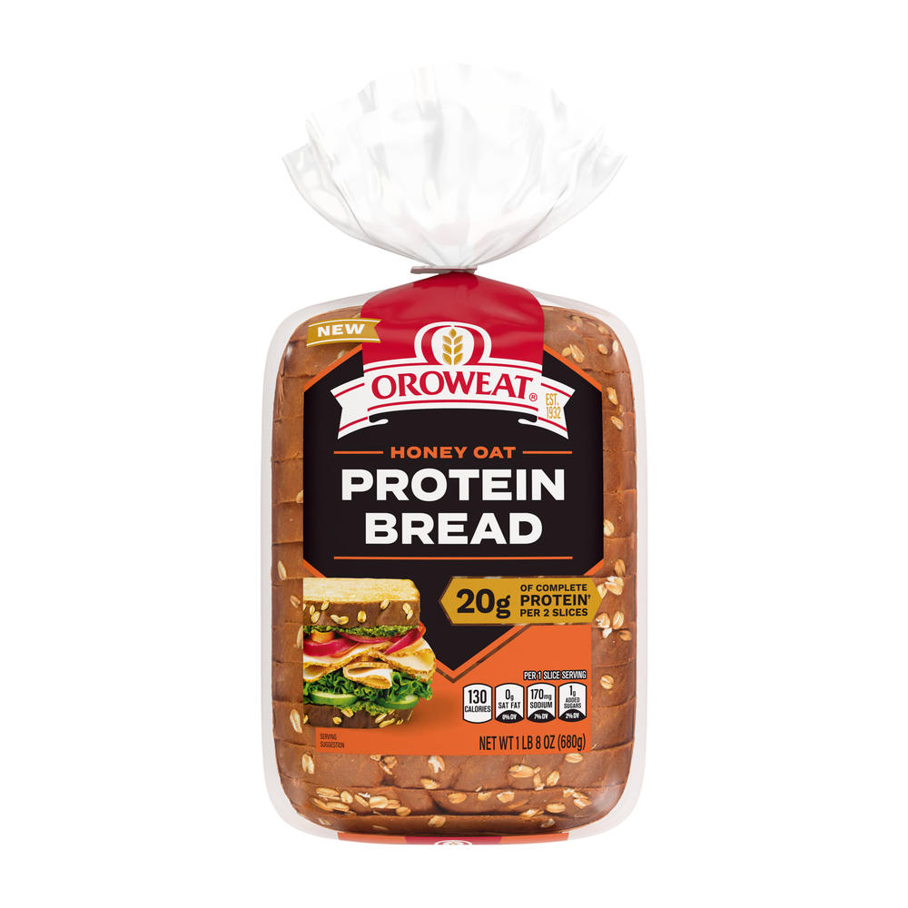 Oroweat Honey Oat Protein Bread, 24 oz
