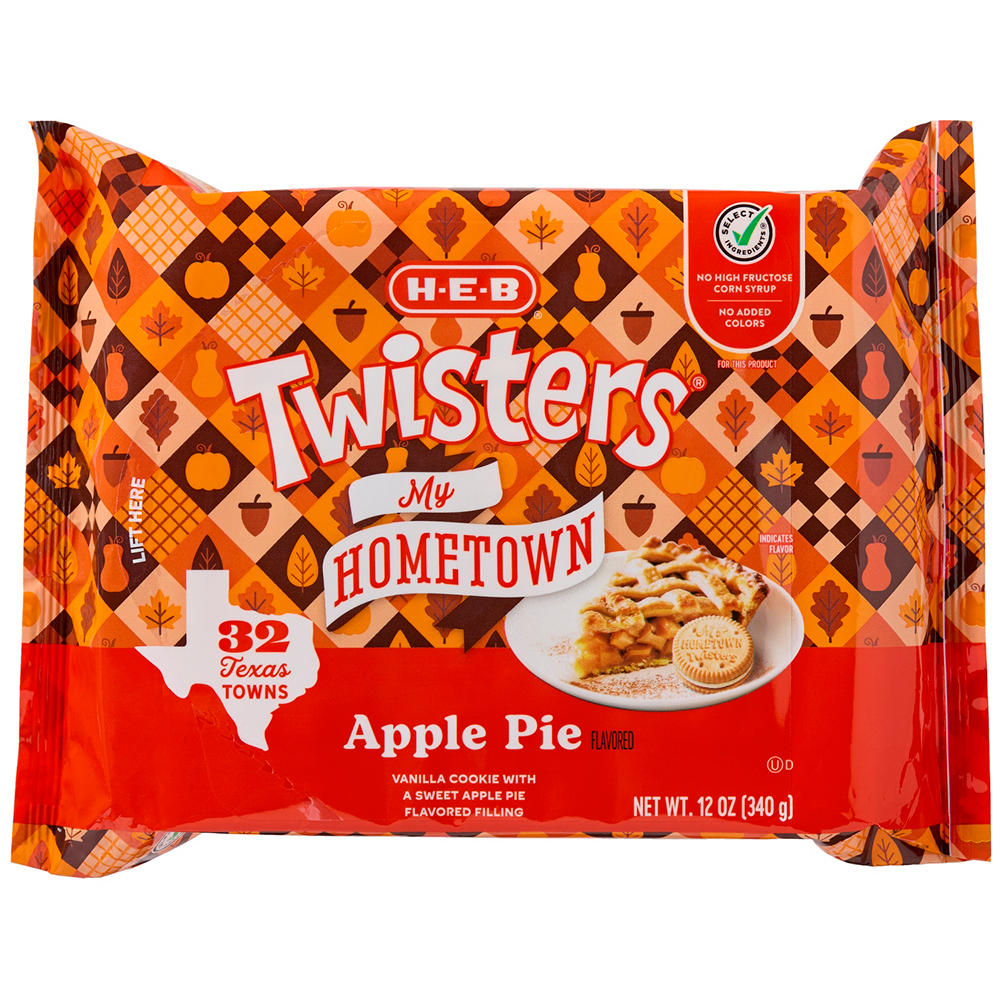 H-E-B Twisters Hometown For The Holidays Apple Pie, 12 oz
