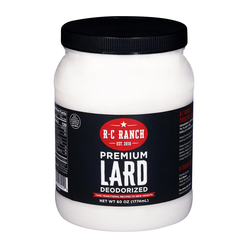 R-C Ranch Premium Lard Deodorized, 60 oz