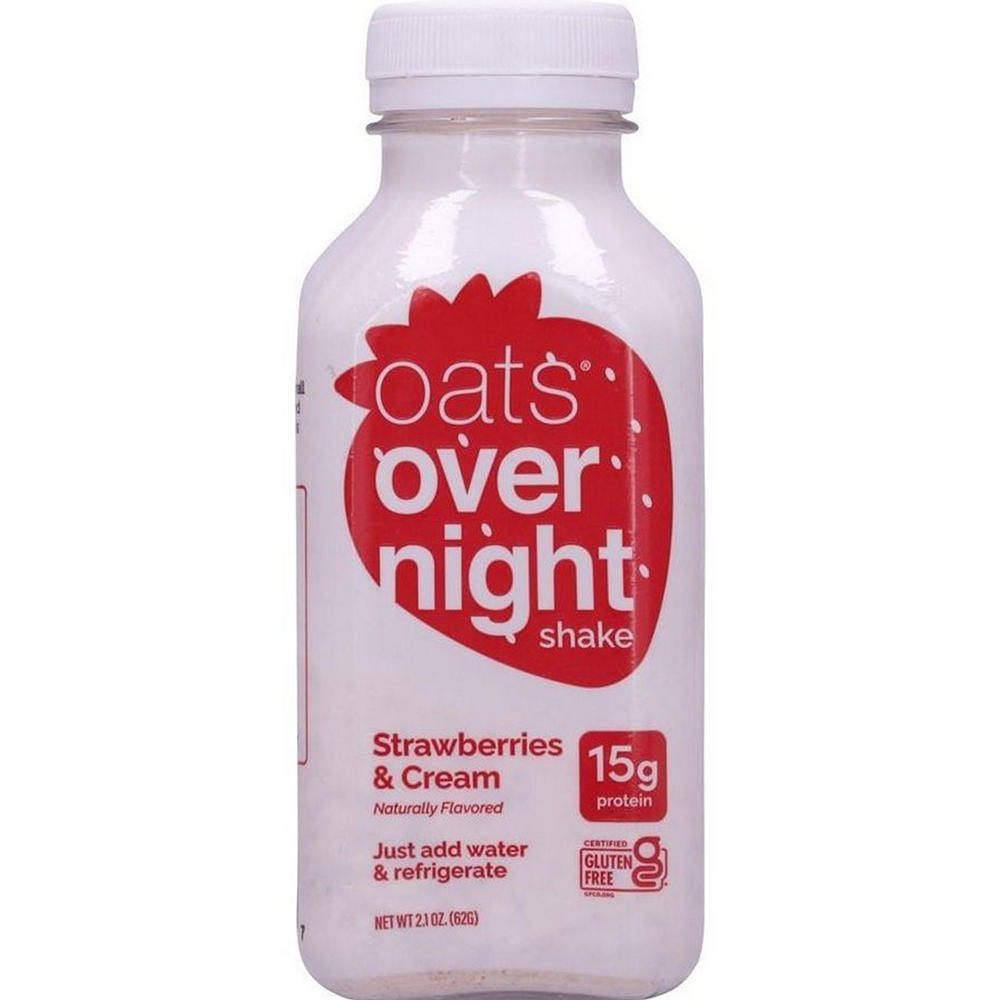 Oats Overnight Strawberries & Cream Shake, 2.1 oz