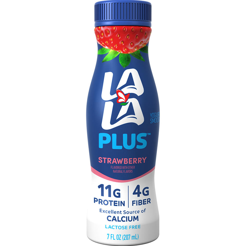 Lala Plus Yogurt Smoothie - Strawberry, 7 oz