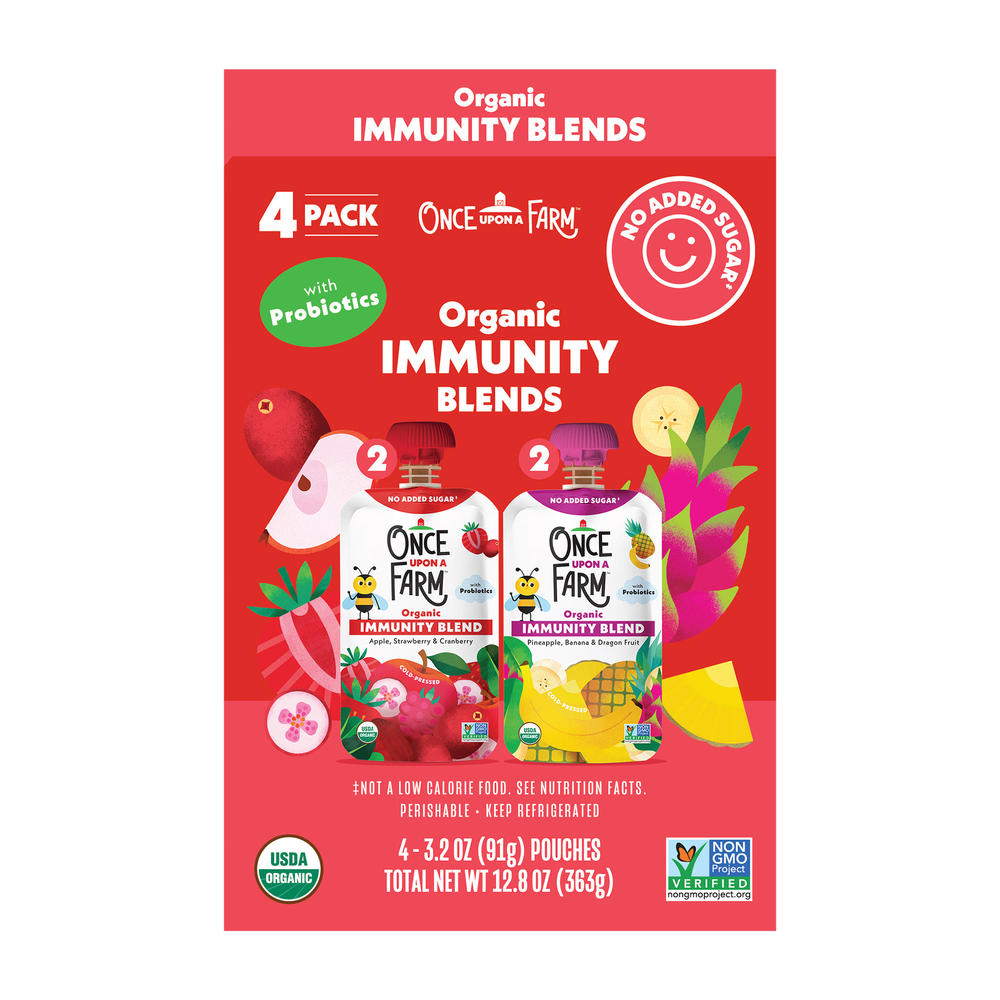 Once Upon a Farm Organic Immunity Blends, 4 ct