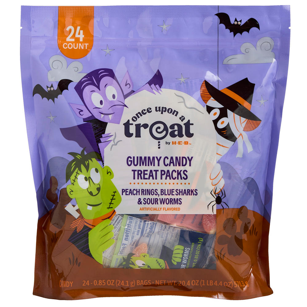 Once Upon a Treat by H-E-B Gummy Candy Treat Packs, 24 ct