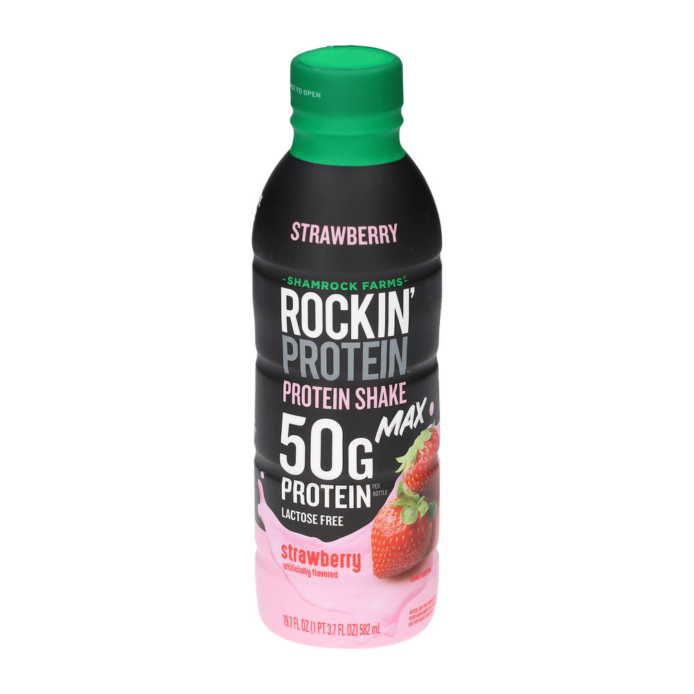 Shamrock Farms Rockin' Protein Shake - Strawberry, 19.7 oz