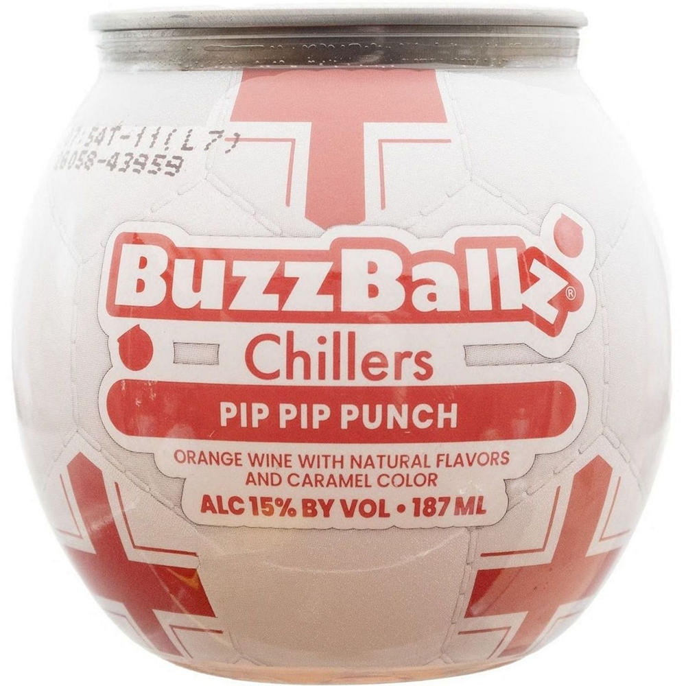BuzzBallz Pip Pip Punch Chiller, 187 mL