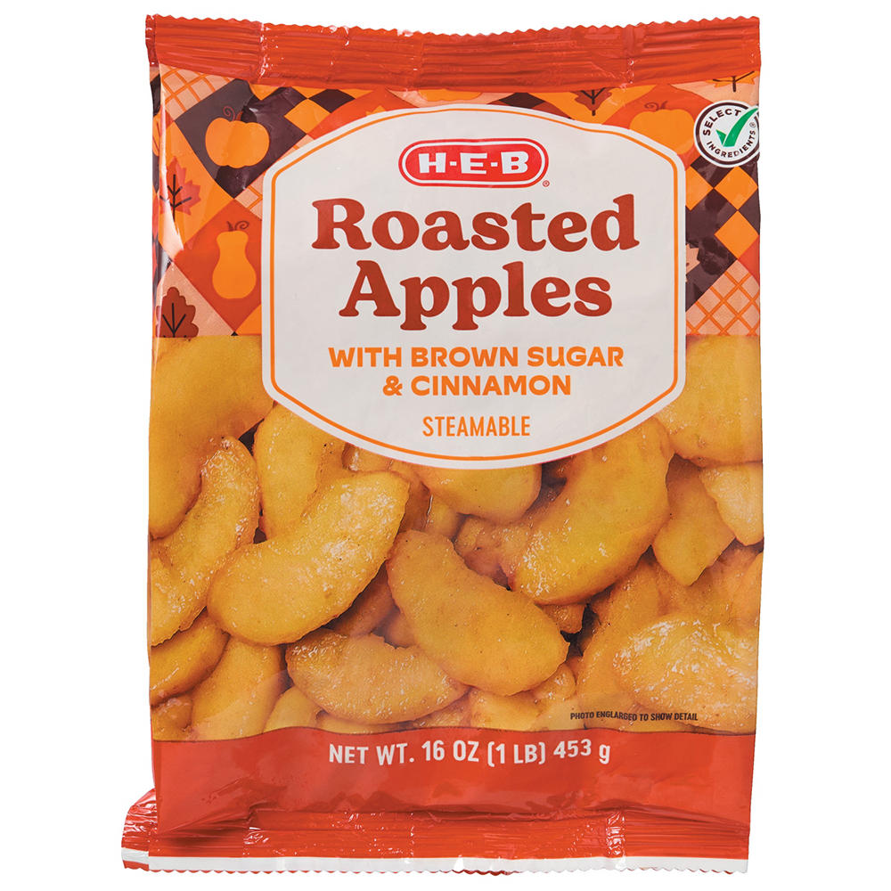 H-E-B Frozen Roasted Apples with Brown Sugar & Cinnamon, 16 oz