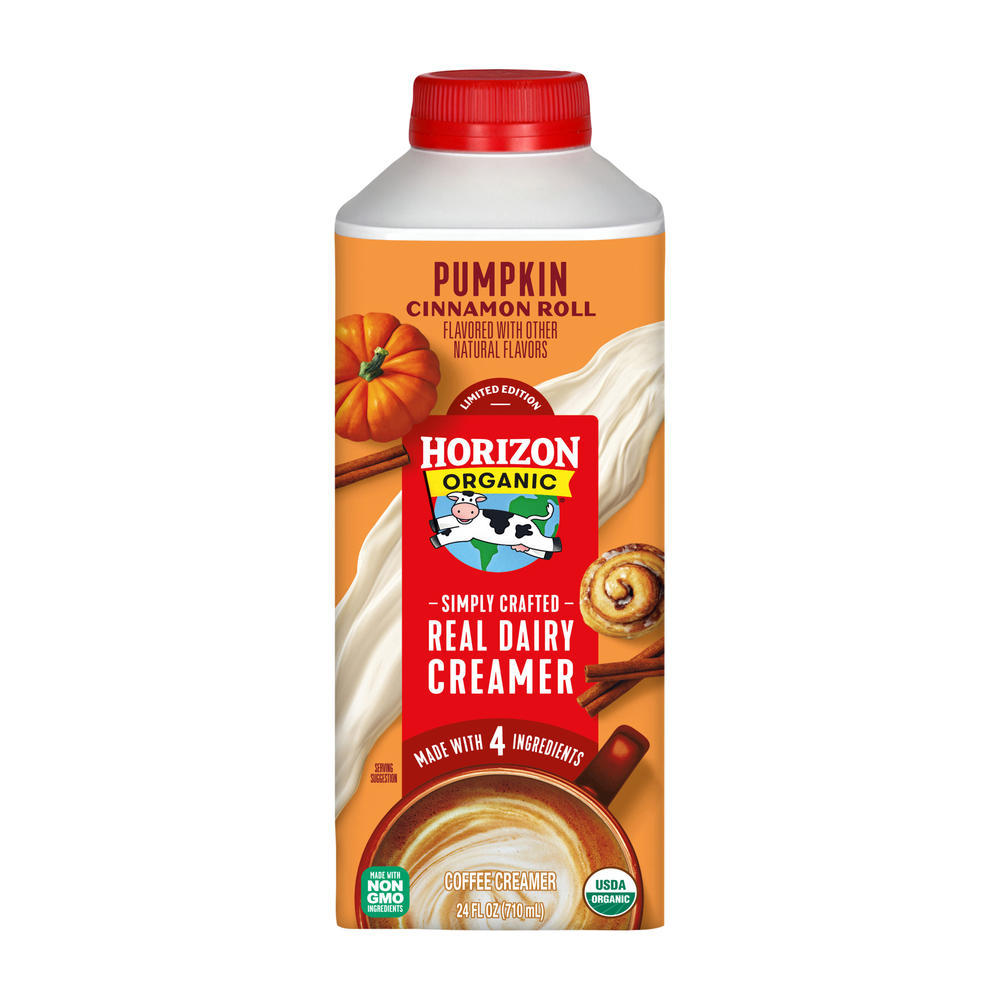 Horizon Organic Creamer - Pumpkin Cinnamon Roll, 24 oz