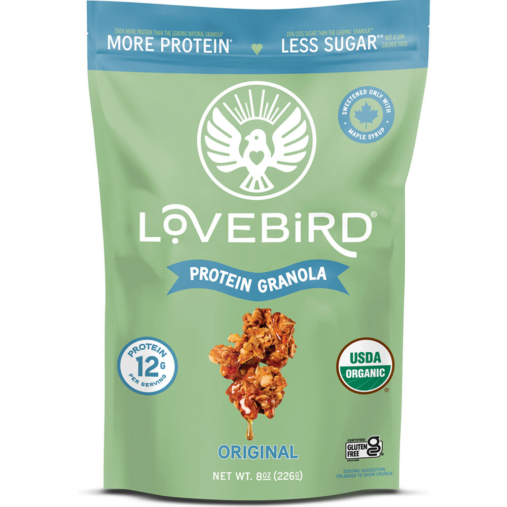 Lovebird Organic Original Protein Granola, 8 oz