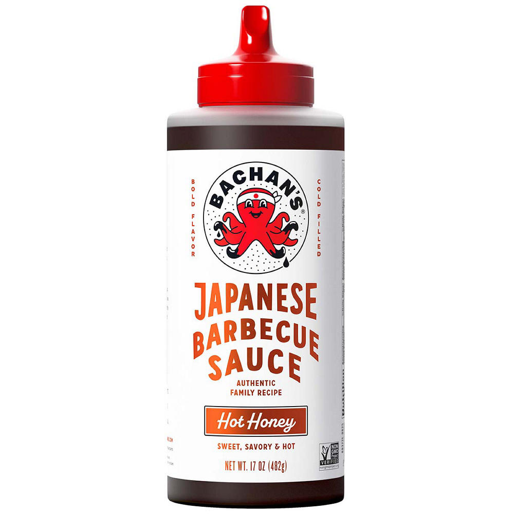 Bachan's Hot Honey Japanese Barbecue Sauce, 17 oz