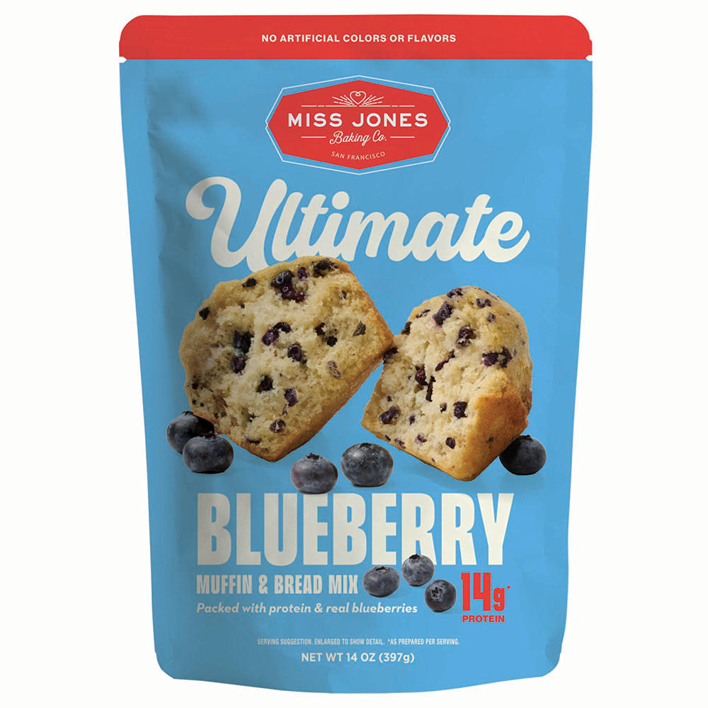 Miss Jones Ultimate Blueberry Muffin and Bread Mix, 14 oz