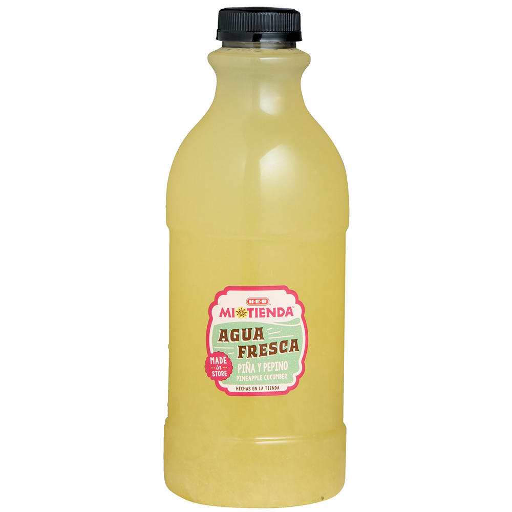 H-E-B Mi Tienda Pineapple & Cucumber Agua Fresca, 32 fl oz