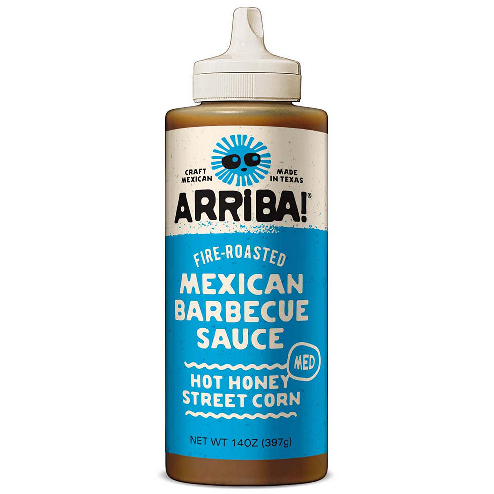 Arriba! Hot Honey Street Corn Mexican Barbecue Sauce, 14 oz