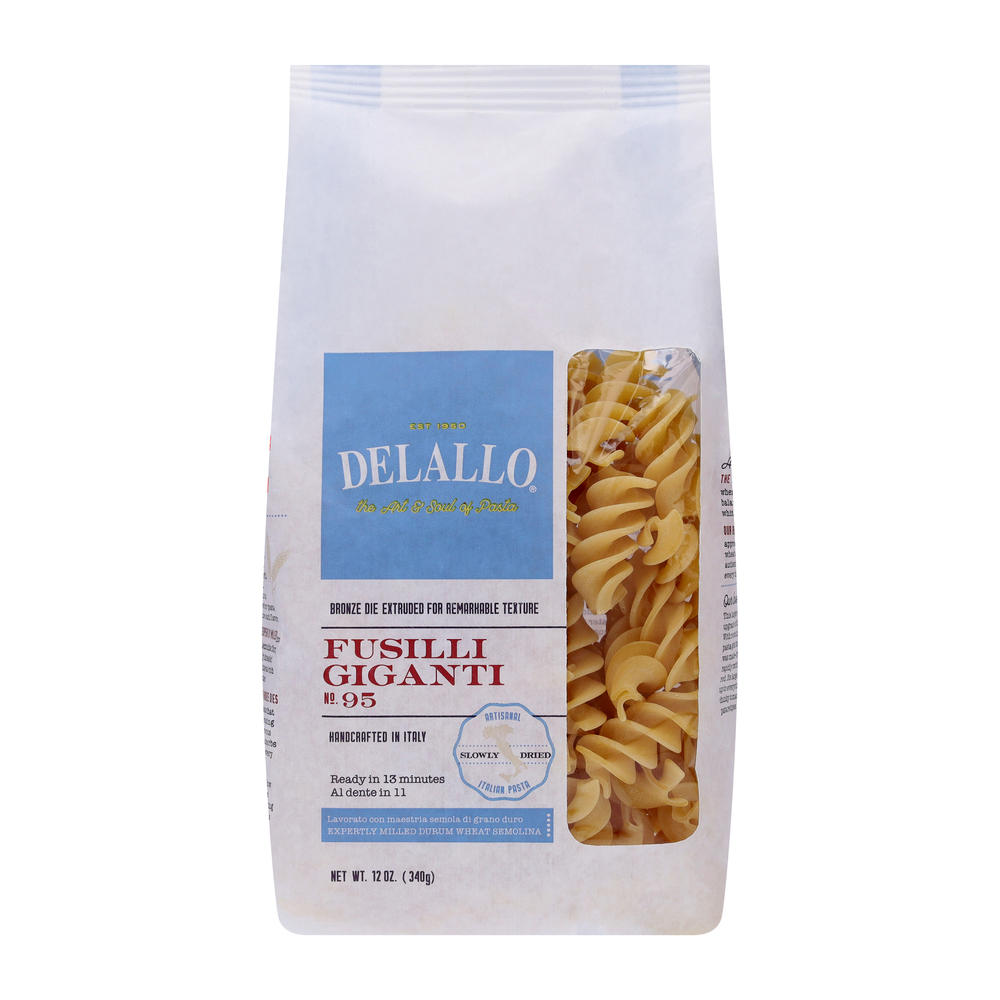 DeLallo Fusilli Giganti Pasta, 12 oz