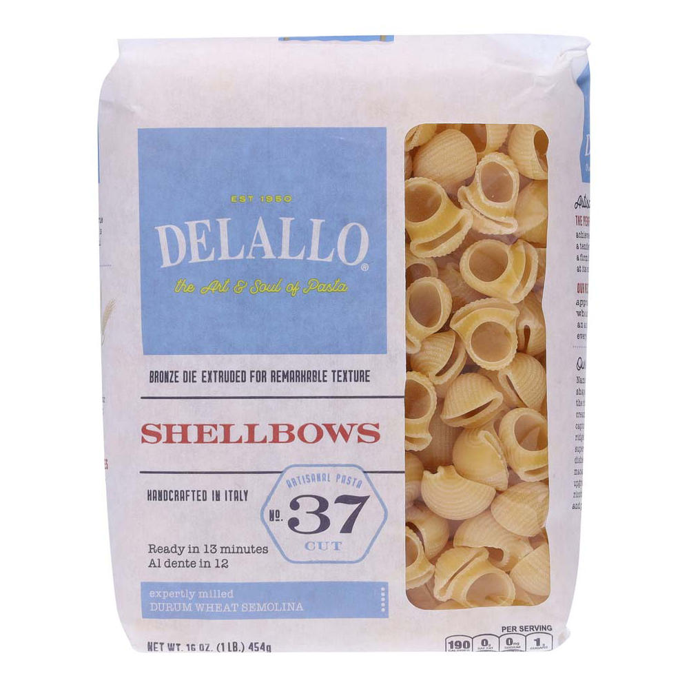 DeLallo Shellbows Pasta, 16 oz