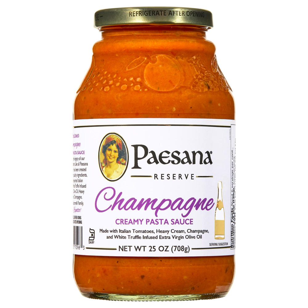 Paesana Reserve Champagne Creamy Pasta Sauce, 25 oz