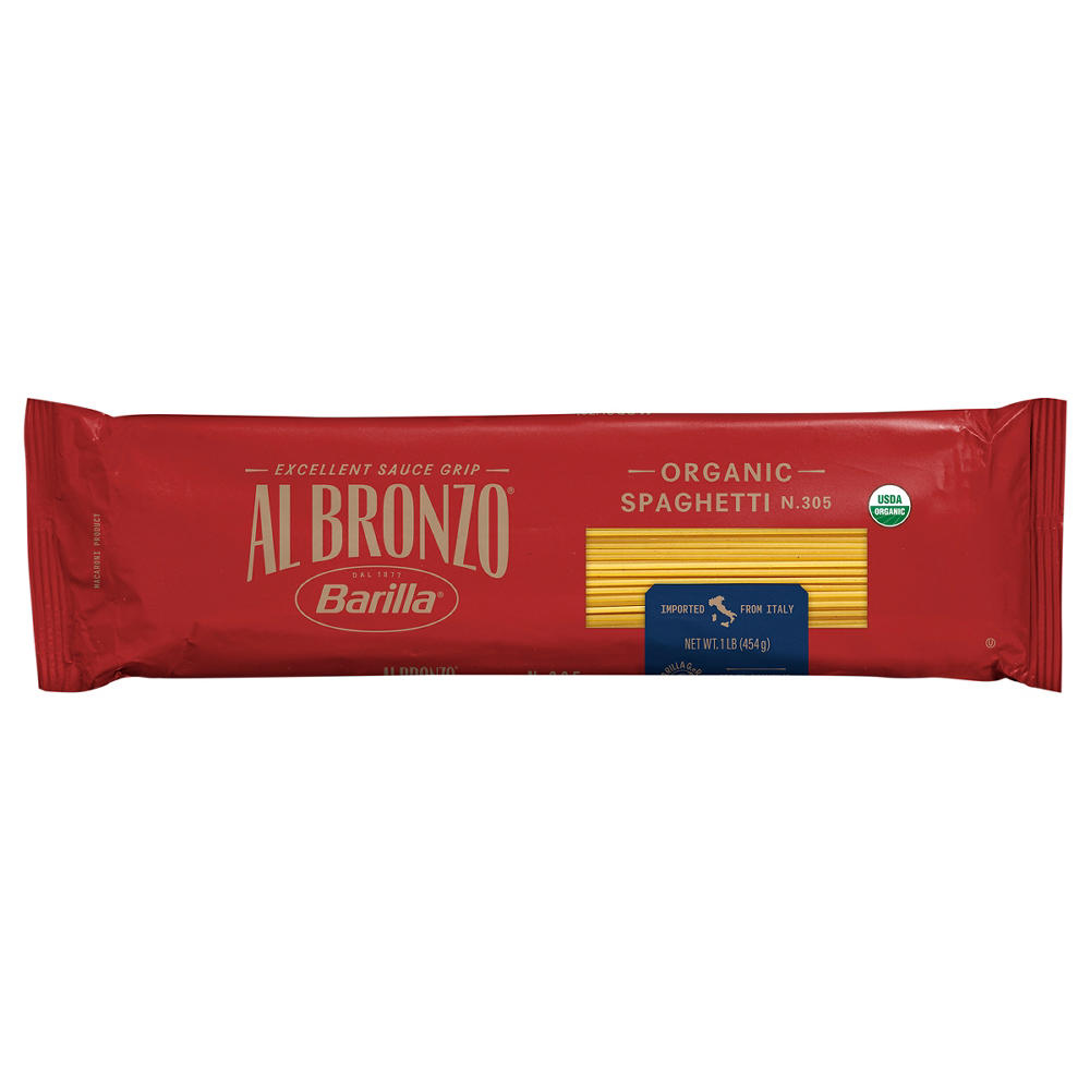 Barilla Al Bronzo Organic Spaghetti, 1 lb