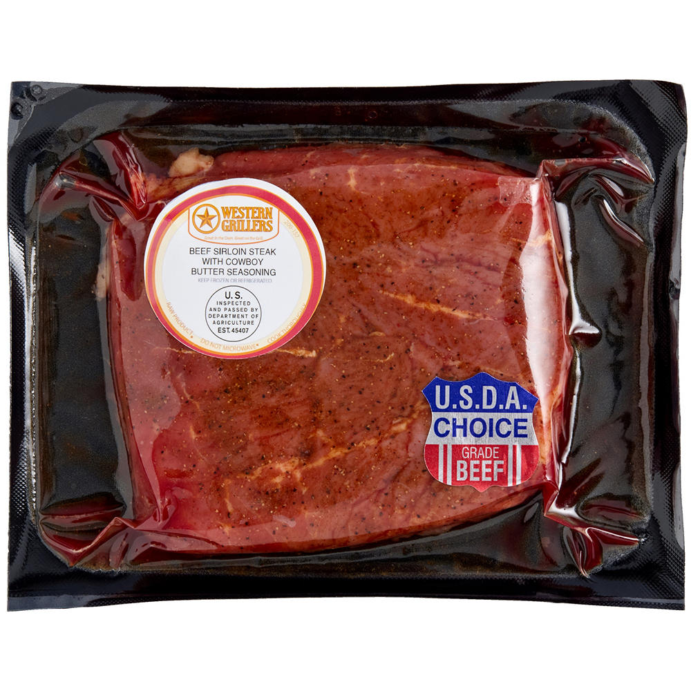 Western Grillers Sirloin Steak - Cowboy Butter, Avg. 0.45 lb