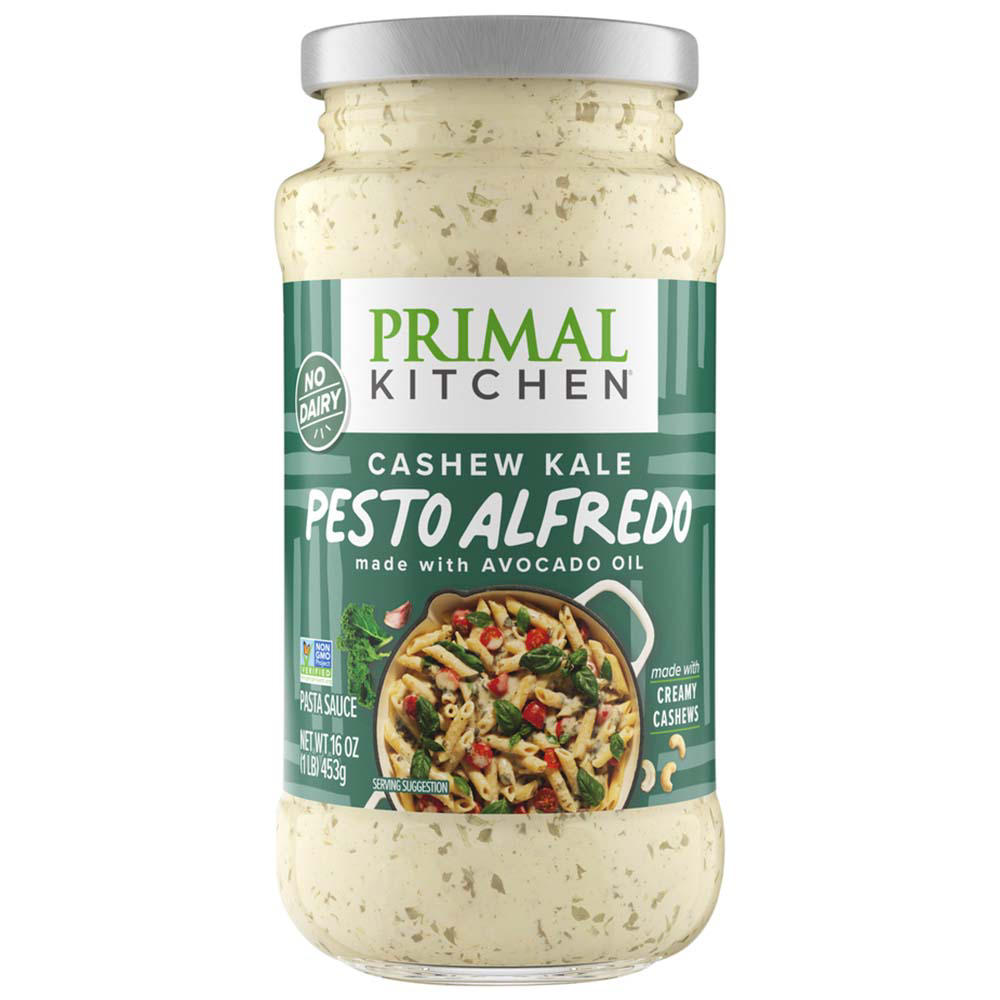 Primal Kitchen No Dairy Cashew Kale Pesto Alfredo, 16 oz