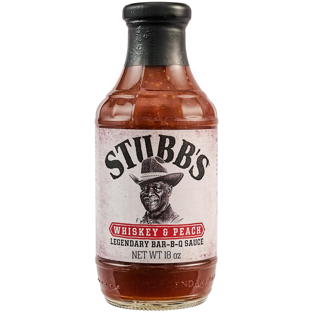 Stubb's Whiskey & Peach Legendary Bar-B-Q Sauce, 18 oz