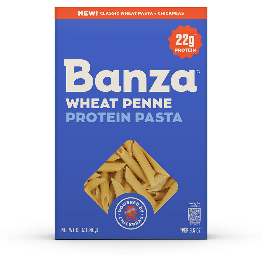 Banza Wheat Penne Protein Pasta, 12 oz