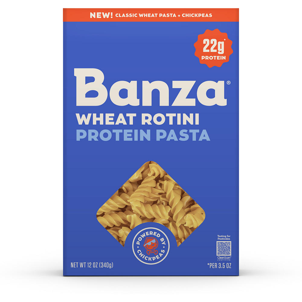 Banza Wheat Rotini Protein Pasta, 12 oz