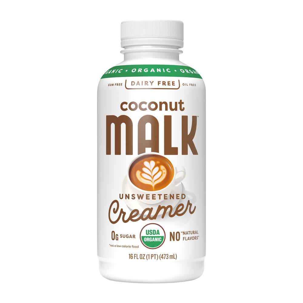 Malk Organic Unsweetened Coconut Creamer, 16 oz