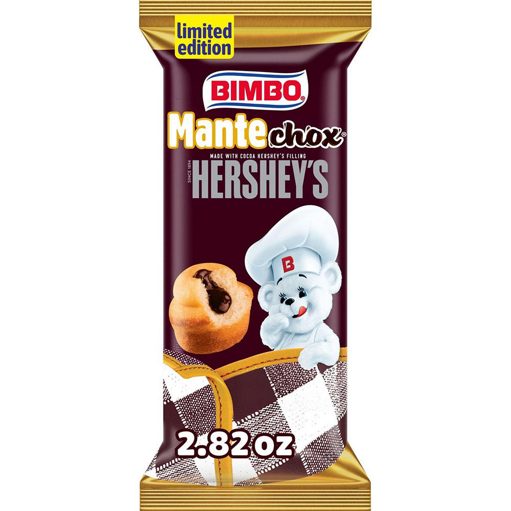 Bimbo Mantechox Hershey's Filled Muffins, 2.82 oz