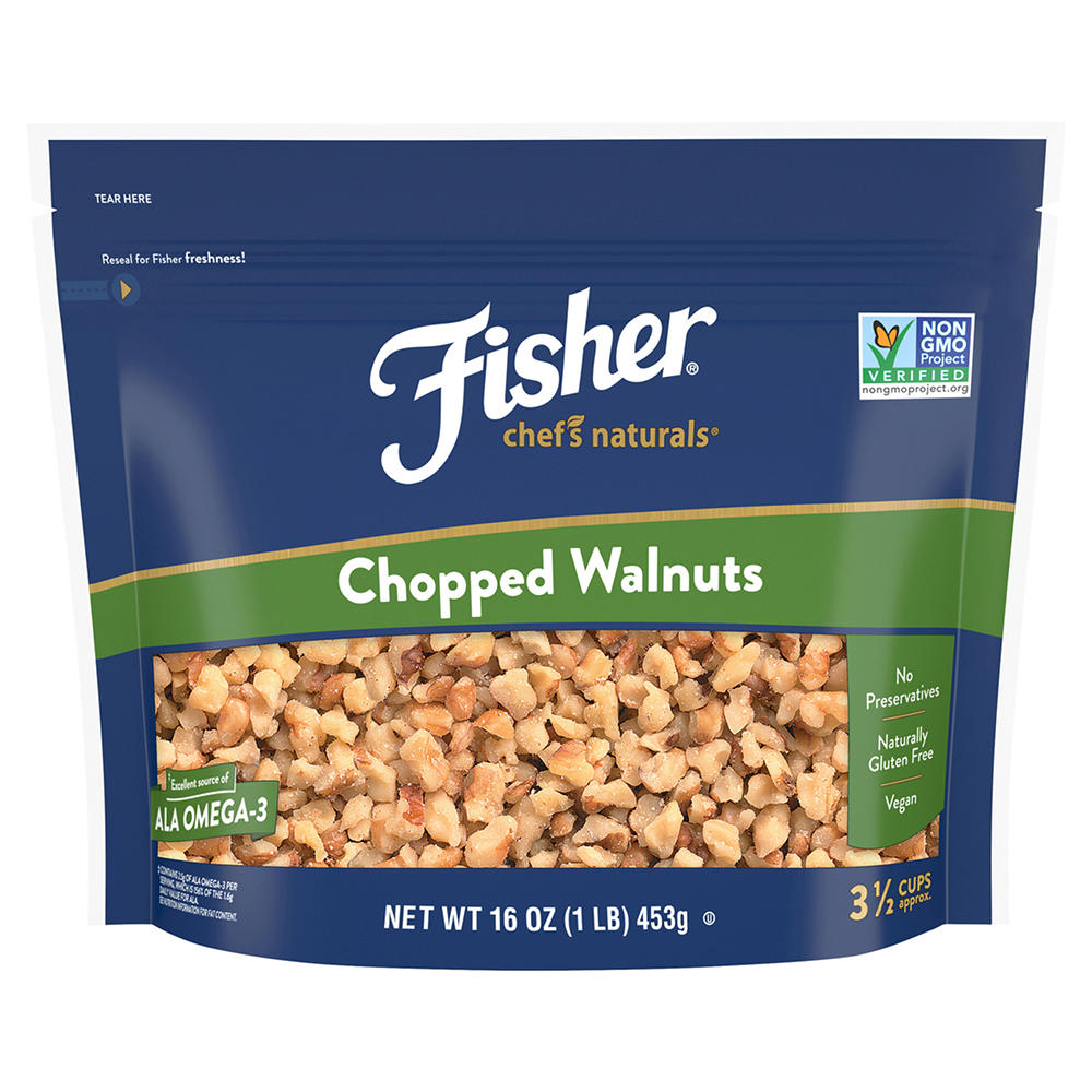 Fisher Chopped Walnuts, 16 oz