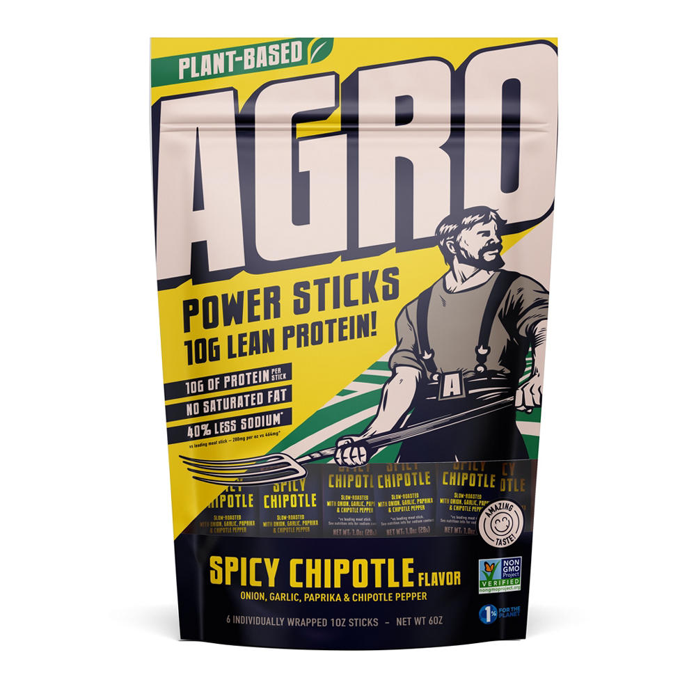 Agro Power Sticks Spicy Chipotle, 6 ct