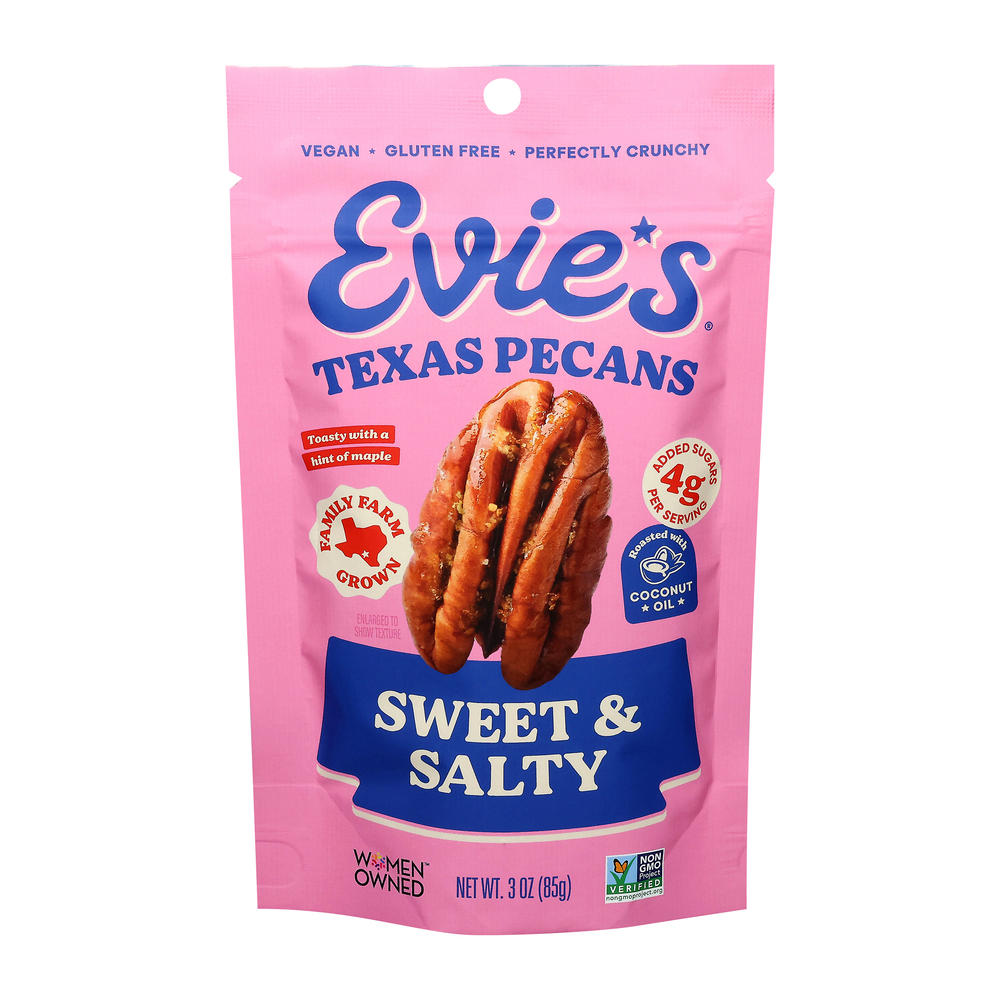 Evie's Sweet & Salty Texas Pecans, 3 oz